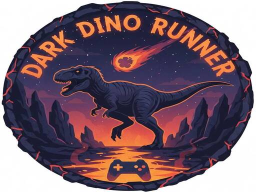 Dark Dino Runner gameplay preview