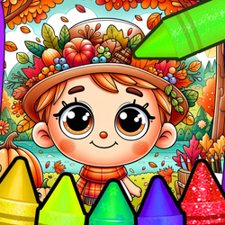 Autumn Coloring Seasons Pages gameplay preview